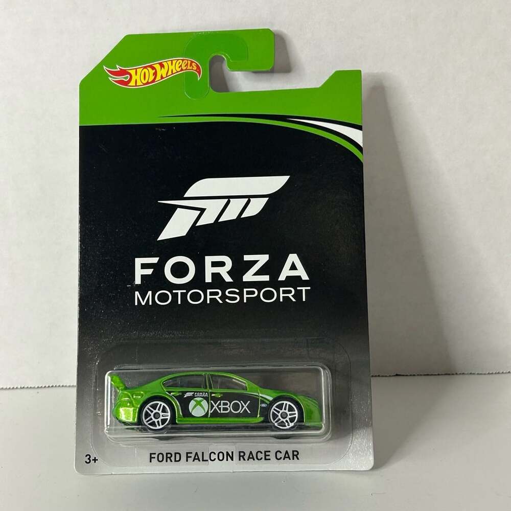 Hot Wheels 2017 Forza Motorsport Ford Falcon Race Car Xbox Green